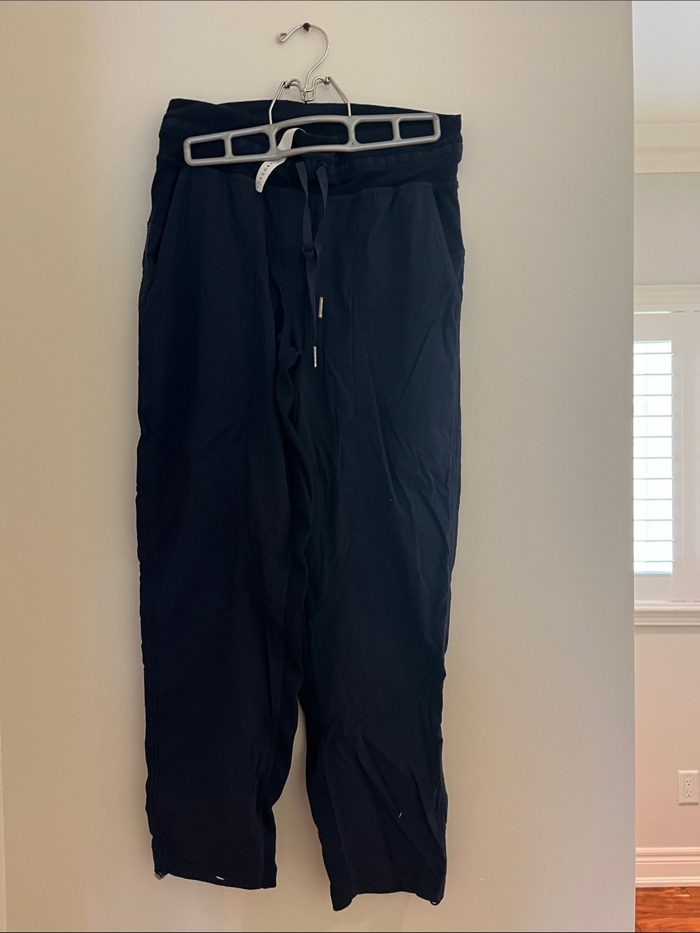 lululemon athletica Navy Cropped Drawstring Joggers